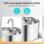 Nexunor Smart Cat Water Fountain — 2.2L Stainless Steel with Auto Sensor & Filter